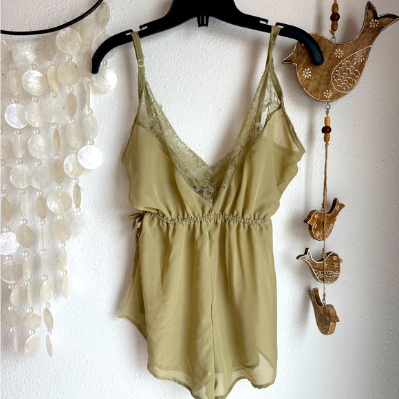 Nasty Gal Other - NASTY GAL Semi-Sheer Chiffon Teddy. Size XS.